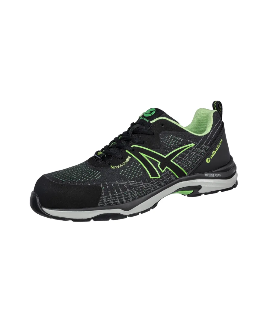 Polobotky ALBATROS SPLENDID GREEN GH LOW S43, unisex, černá