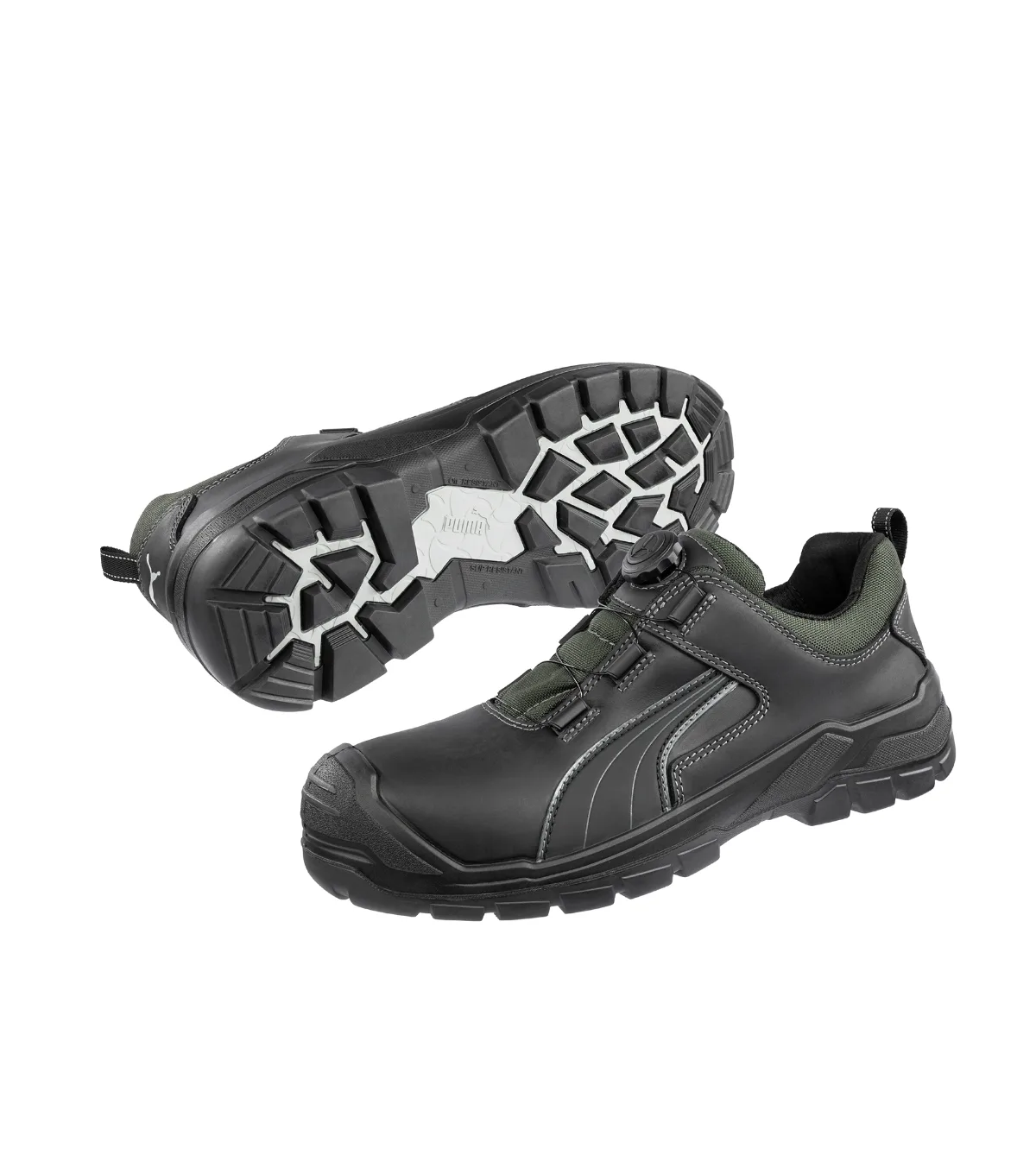 Polobotky PUMA CASCADES DISC LOW S45, pánské, černá - Obrázek 4