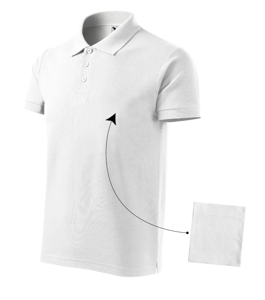 Polokošile MALFINI Cotton 212, pánská, bílá