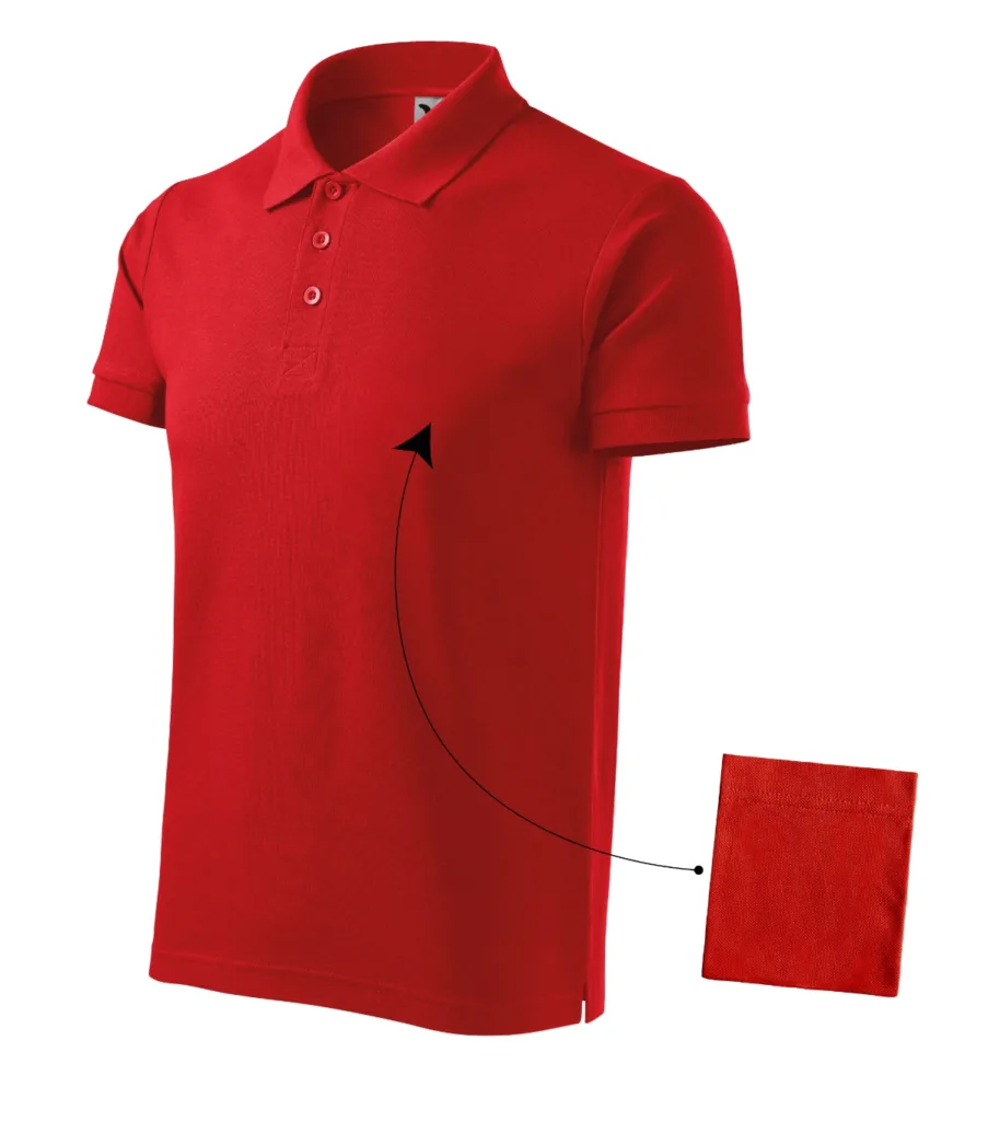 Polokošile MALFINI Cotton 212, pánská, červená