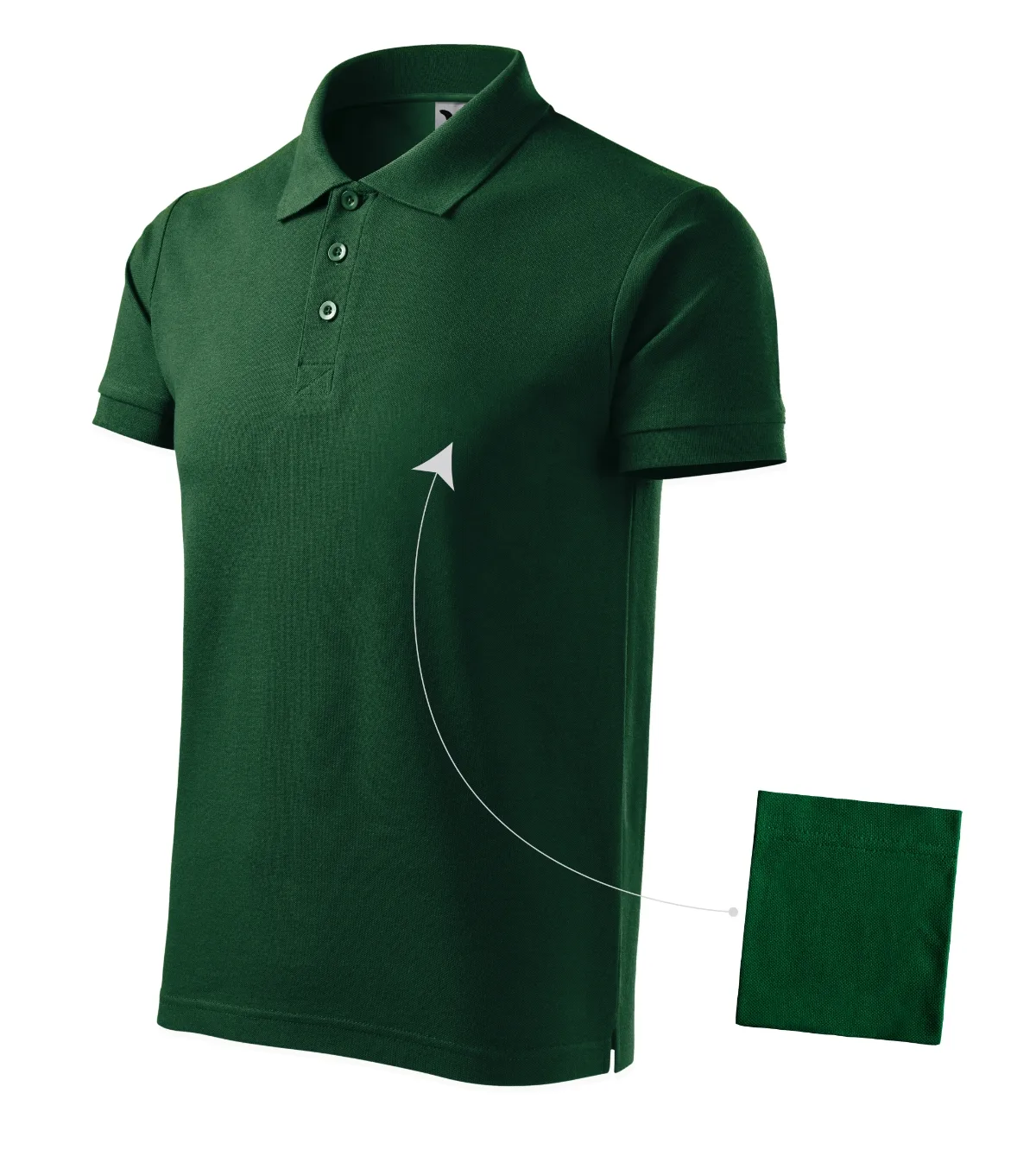 Polokošile MALFINI Cotton 212, pánská, dark green