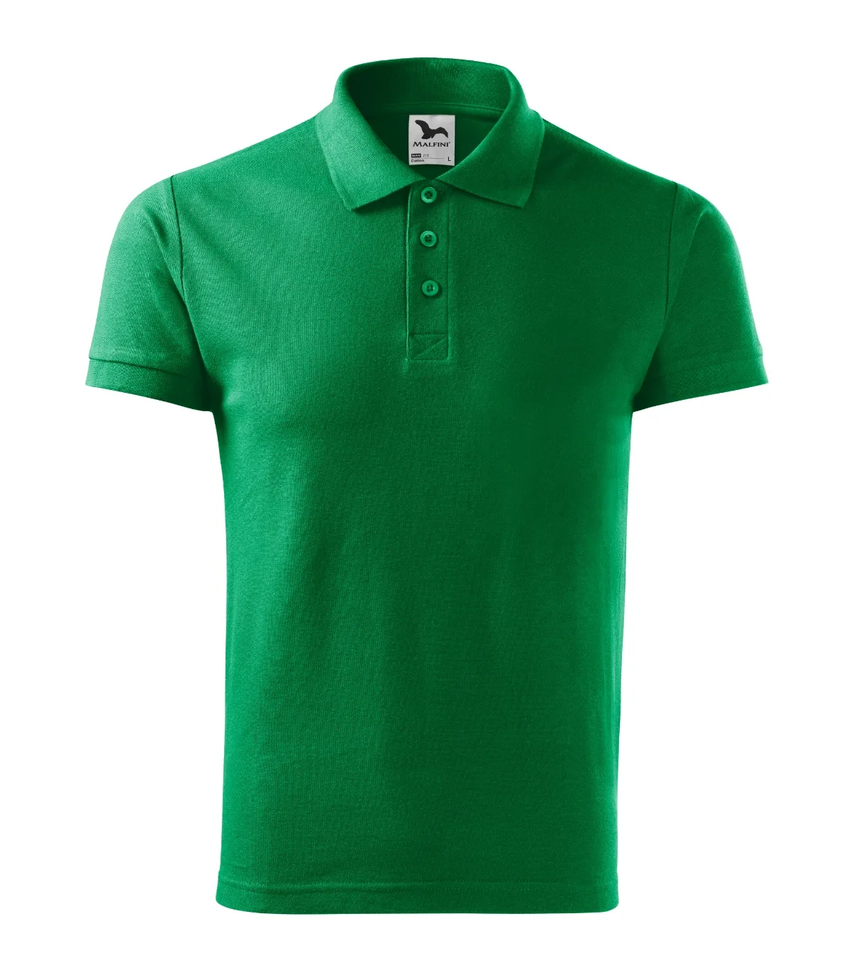 Polokošile MALFINI Cotton 212, pánská, středně zelená - Obrázek 2