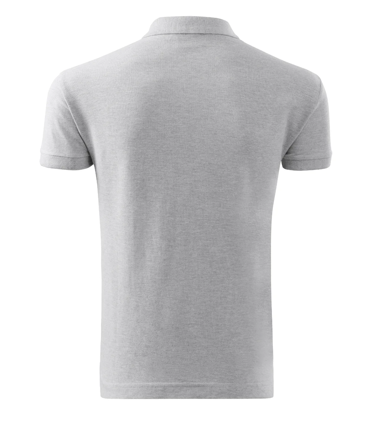 Polokošile MALFINI Cotton 212, pánská, světle šedý melír - Obrázek 3
