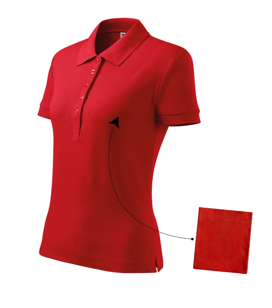 Polokošile MALFINI Cotton 213, dámská, červená