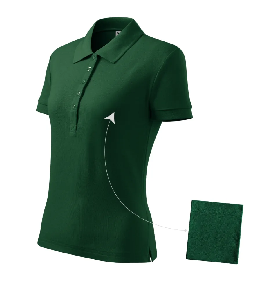 Polokošile MALFINI Cotton 213, dámská, dark green