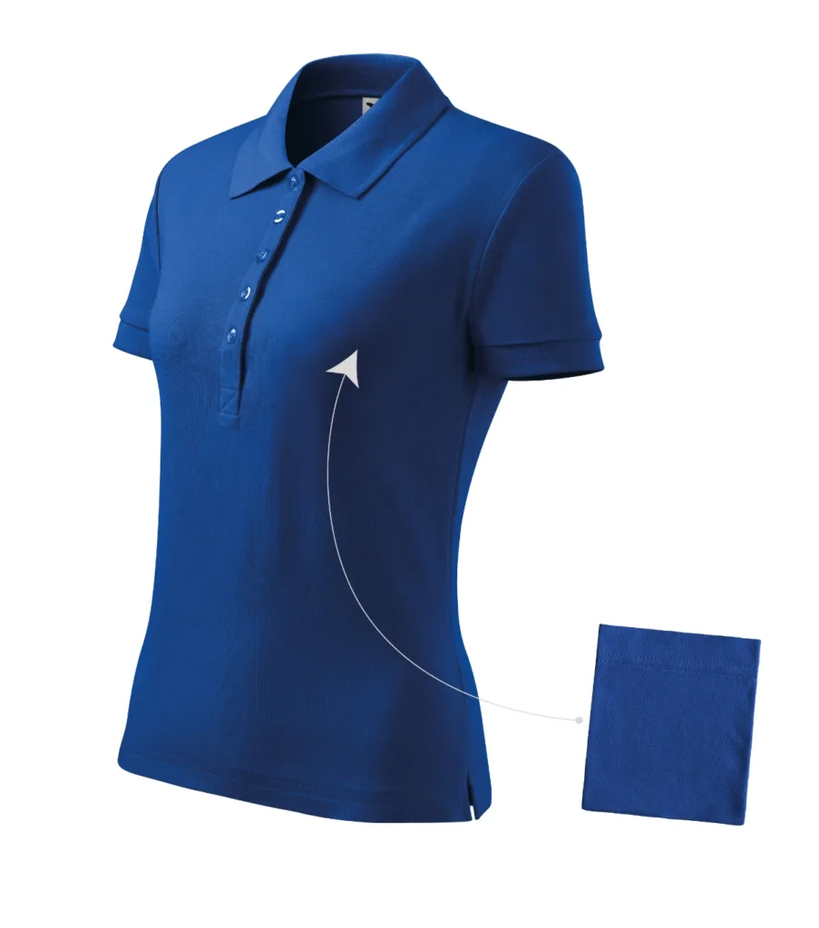 Polokošile MALFINI Cotton 213, dámská, královská modrá