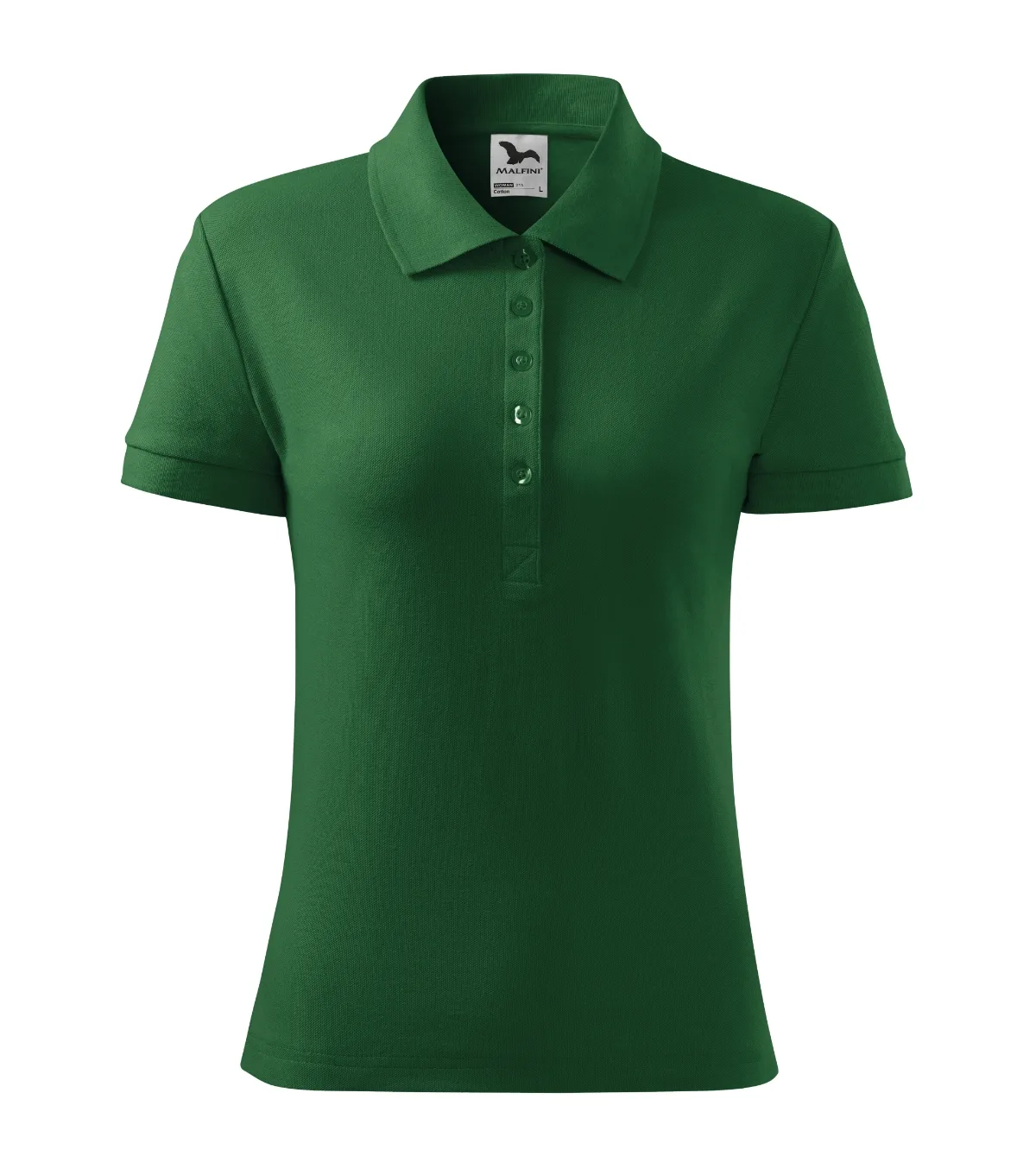 Polokošile MALFINI Cotton 213, dámská, lahvově zelená - Obrázek 2