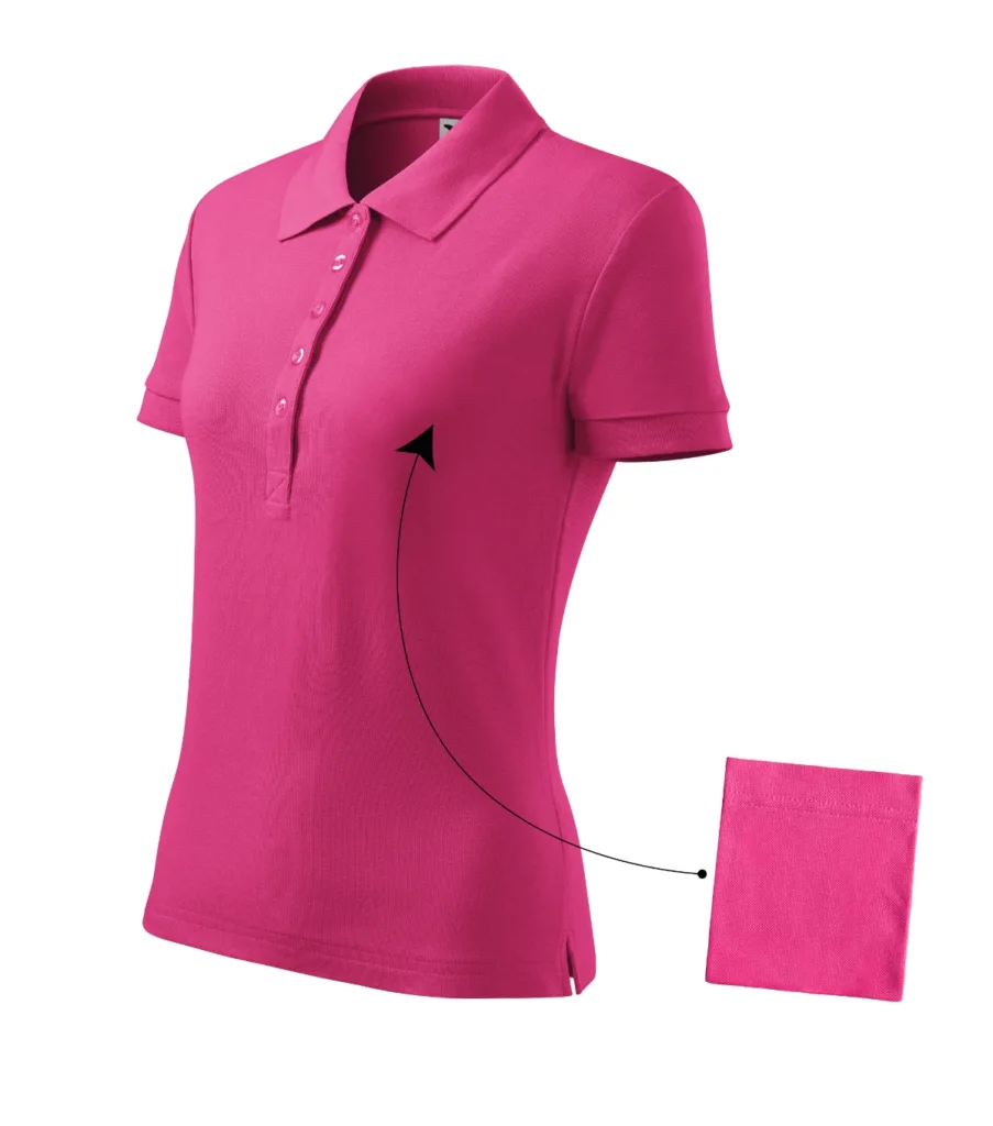 Polokošile MALFINI Cotton 213, dámská, purpurová