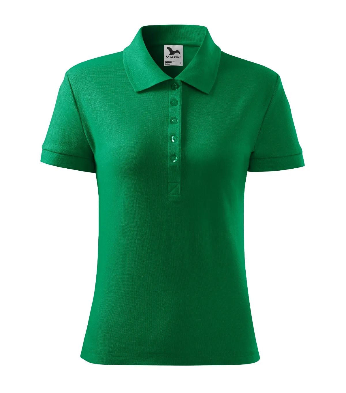 Polokošile MALFINI Cotton 213, dámská, středně zelená - Obrázek 2