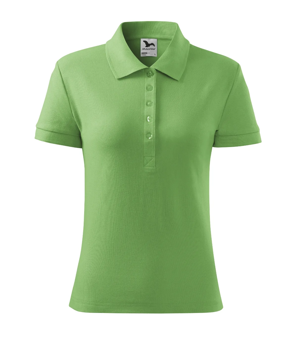 Polokošile MALFINI Cotton 213, dámská, trávově zelená - Obrázek 2