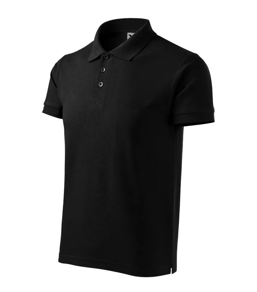 Polokošile MALFINI Cotton Heavy 215, pánská, černá
