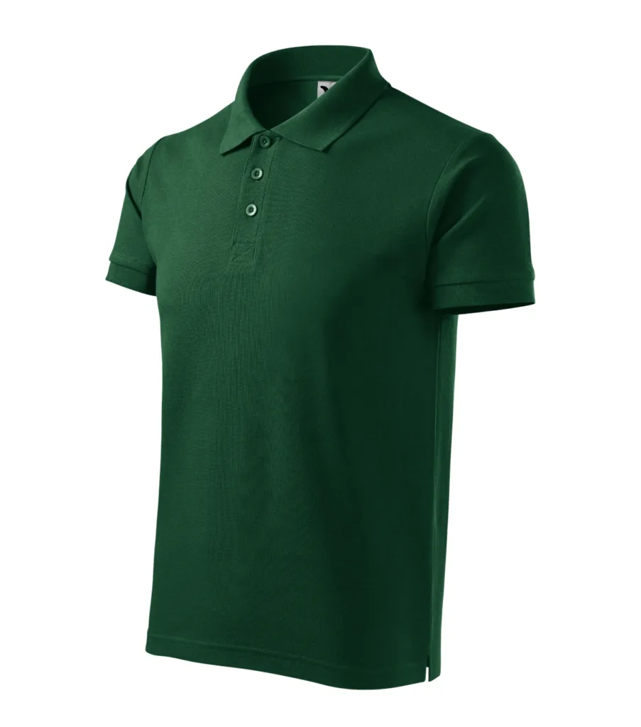Polokošile MALFINI Cotton Heavy 215, pánská, dark green