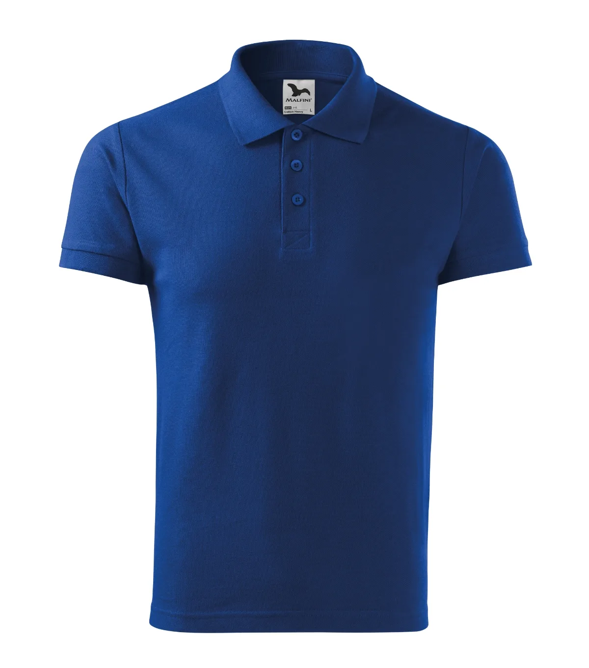 Polokošile MALFINI Cotton Heavy 215, pánská, královská modrá - Obrázek 2