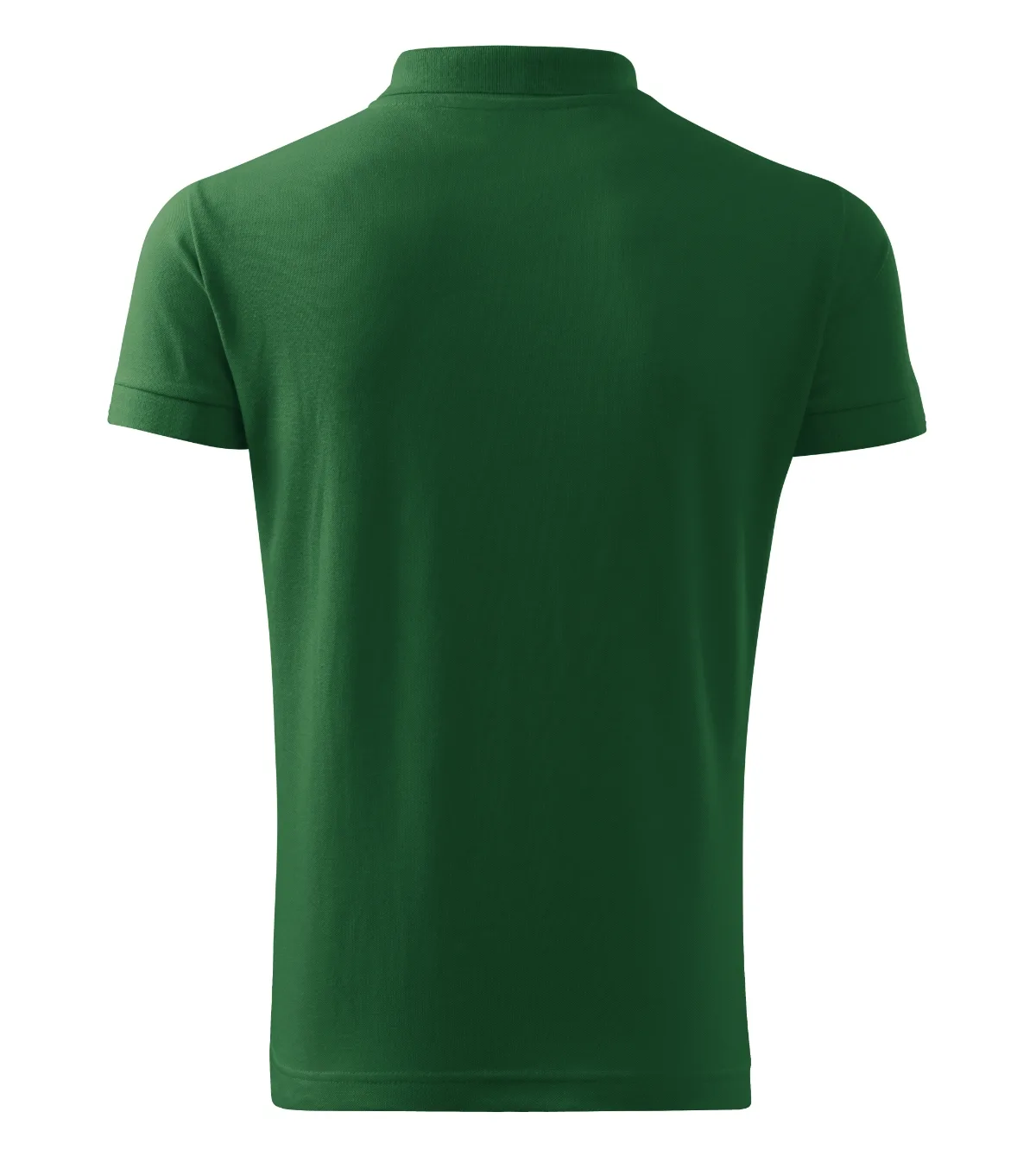 Polokošile MALFINI Cotton Heavy 215, pánská, lahvově zelená - Obrázek 3