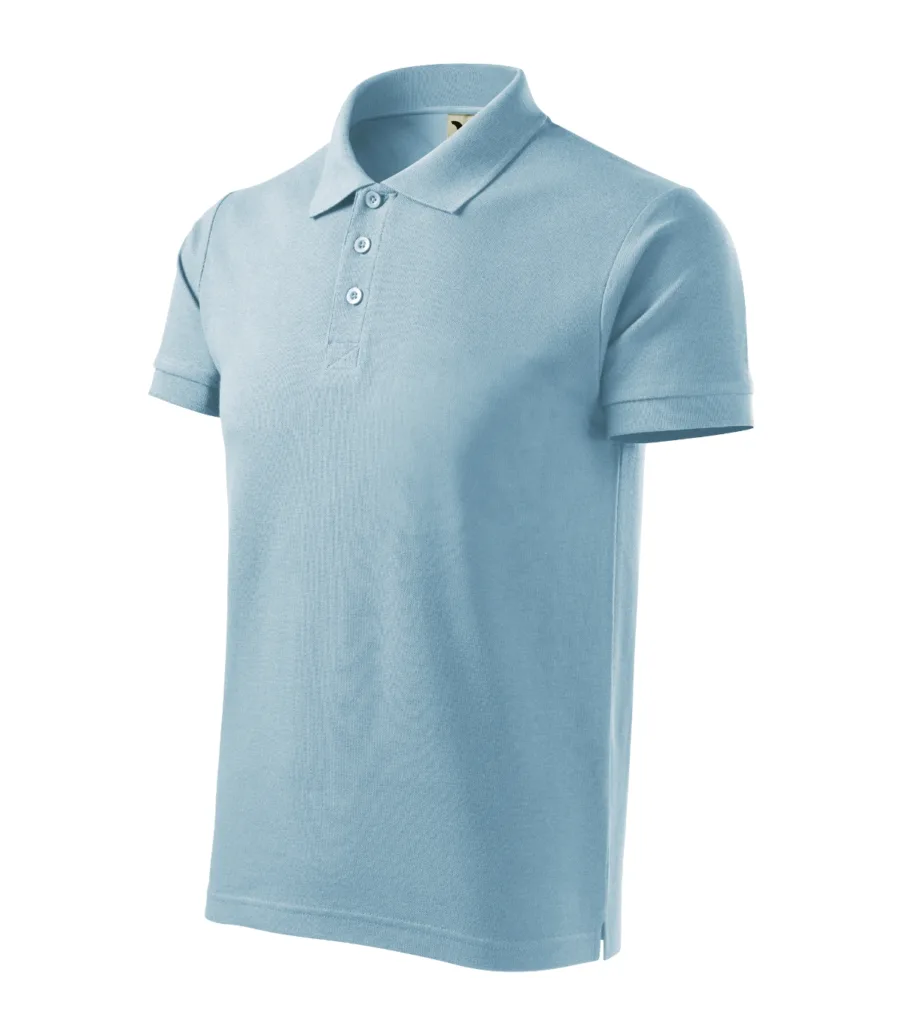 Polokošile MALFINI Cotton Heavy 215, pánská, nebesky modrá