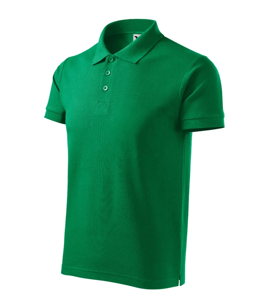 Polokošile MALFINI Cotton Heavy 215, pánská, středně zelená