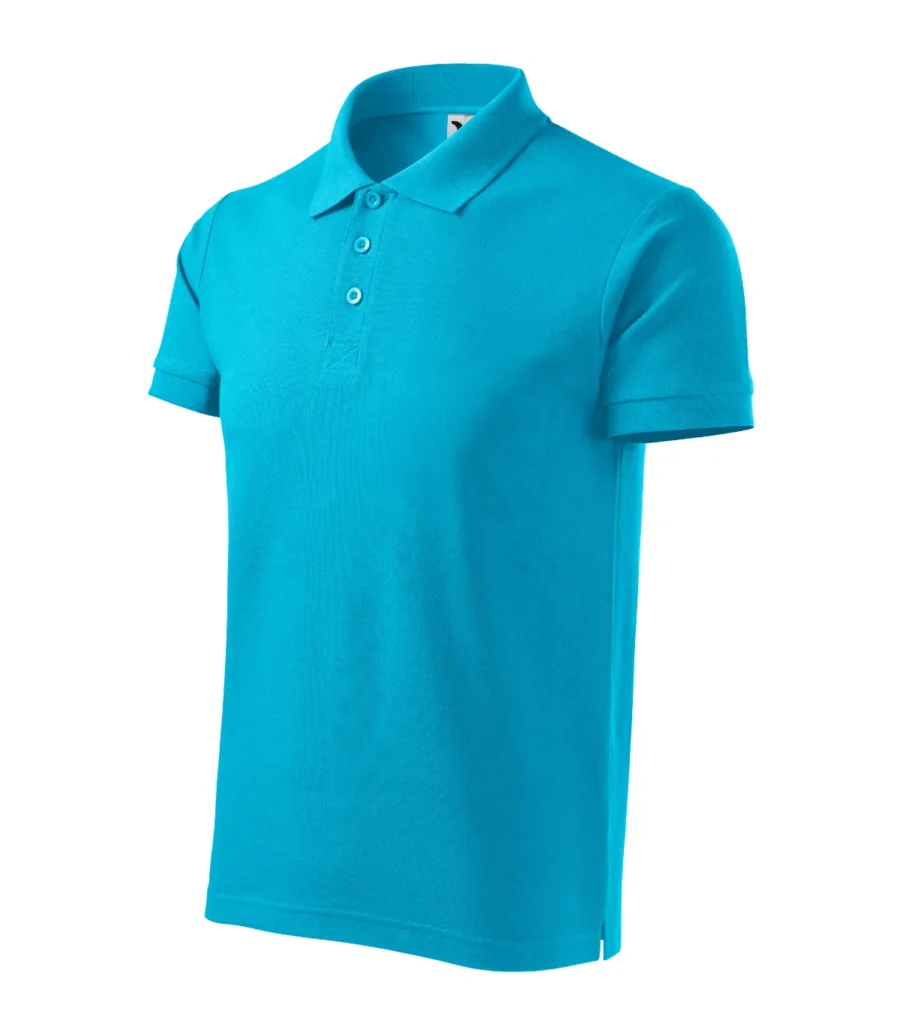 Polokošile MALFINI Cotton Heavy 215, pánská, tyrkysová