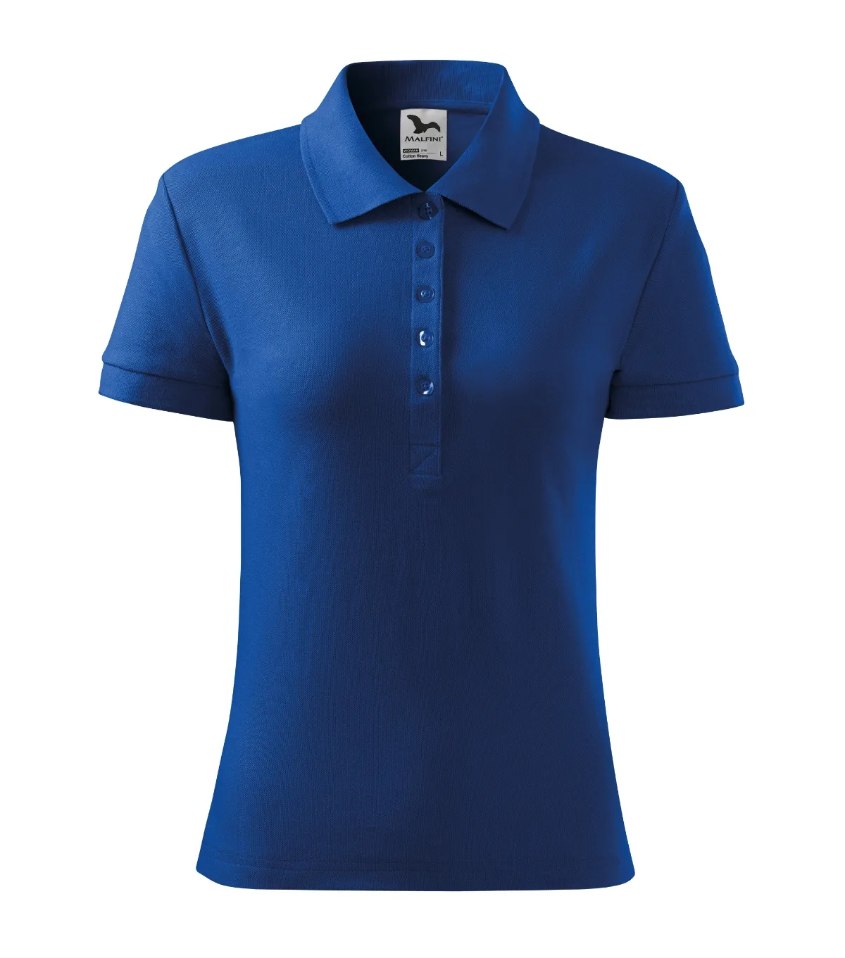 Polokošile MALFINI Cotton Heavy 216, dámská, královská modrá - Obrázek 2