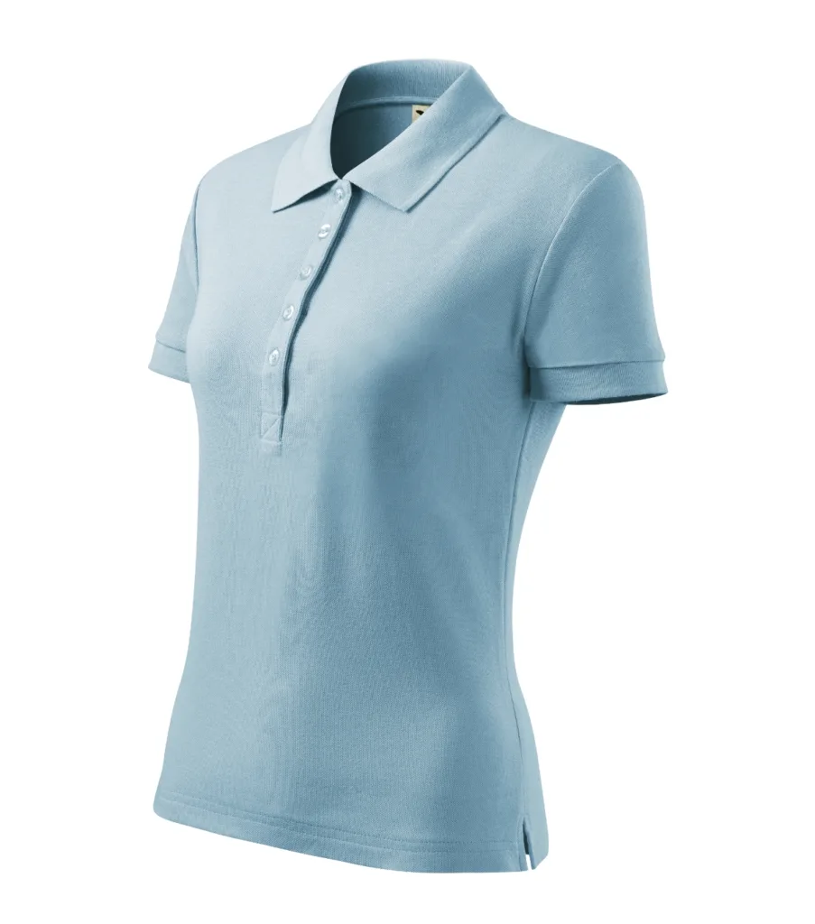 Polokošile MALFINI Cotton Heavy 216, dámská, nebesky modrá
