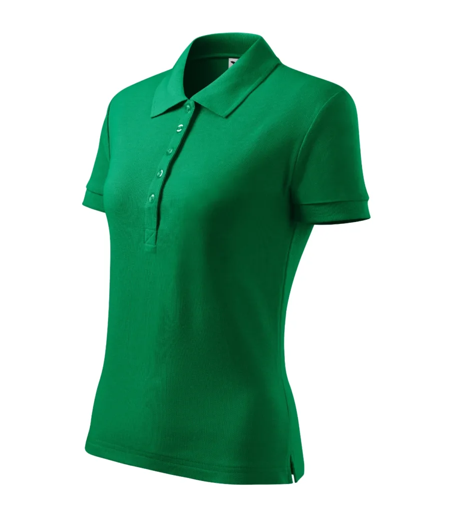 Polokošile MALFINI Cotton Heavy 216, dámská, středně zelená
