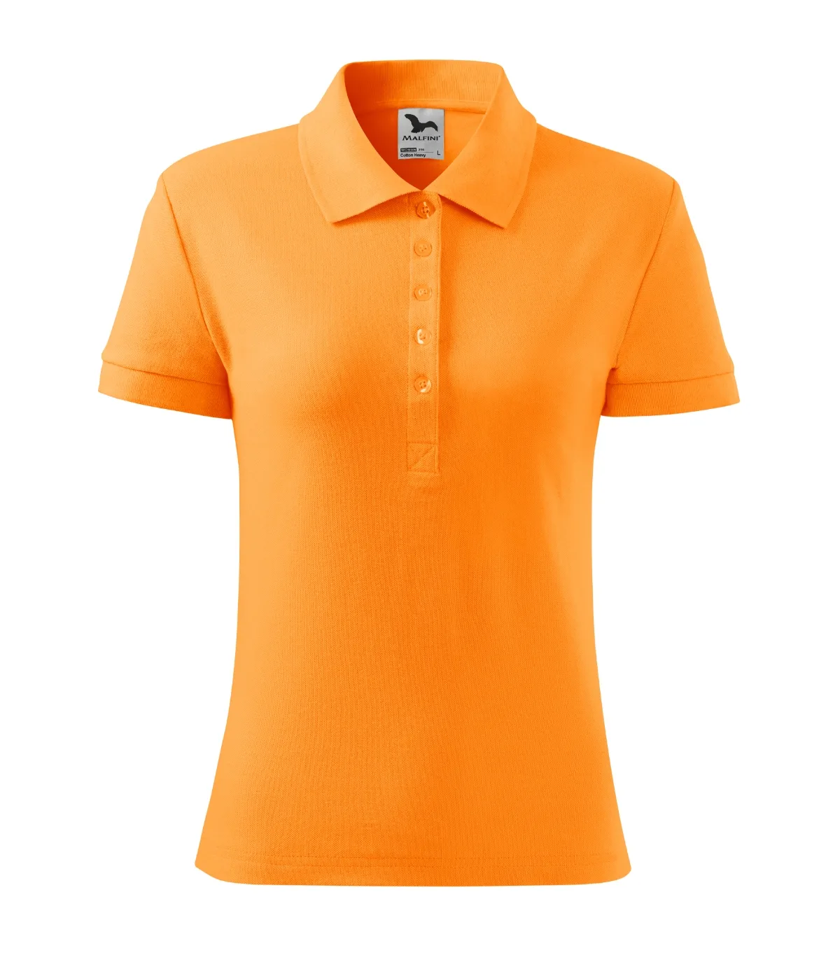 Polokošile MALFINI Cotton Heavy 216, dámská, tangerine orange - Obrázek 2