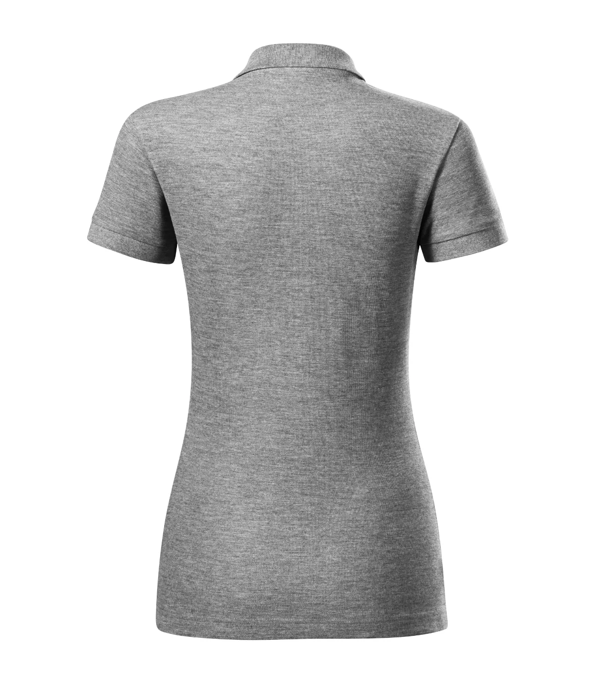 Polokošile MALFINI Cotton Heavy 216, dámská, tmavě šedý melír - Obrázek 3