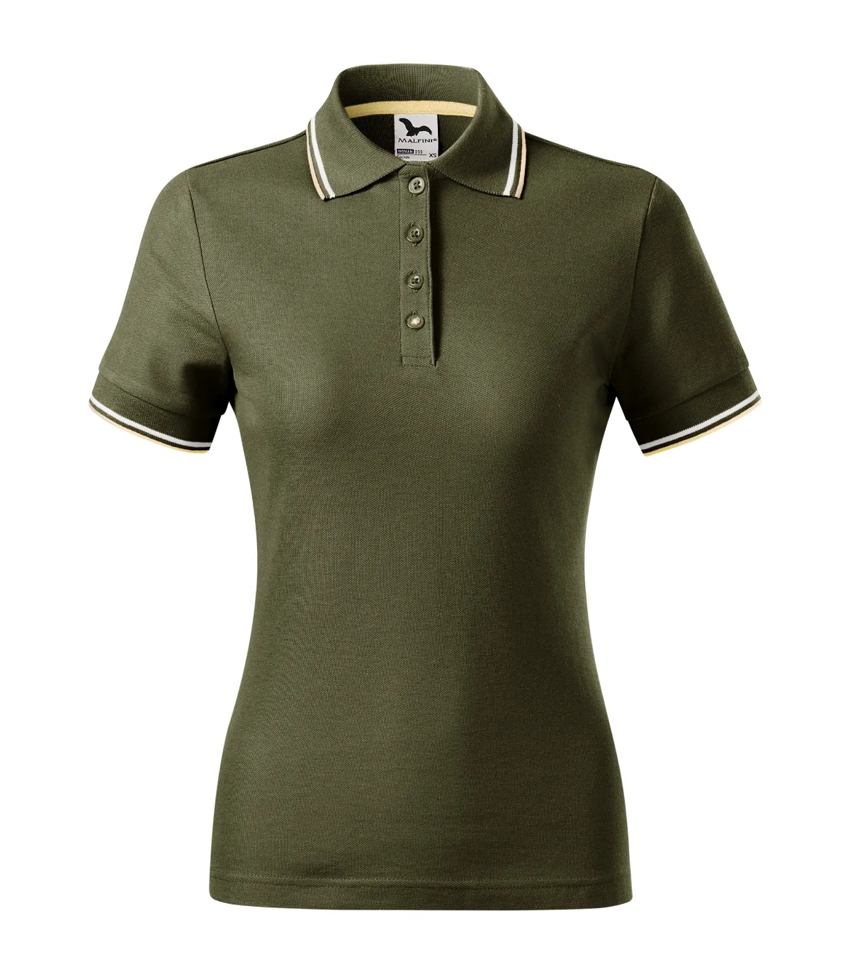Polokošile MALFINI Focus 233, dámská, military - Obrázek 2