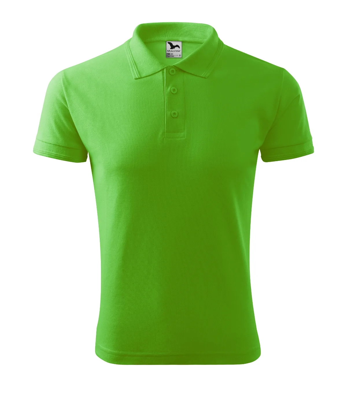 Polokošile MALFINI Pique Polo 203, pánská, apple green - Obrázek 2