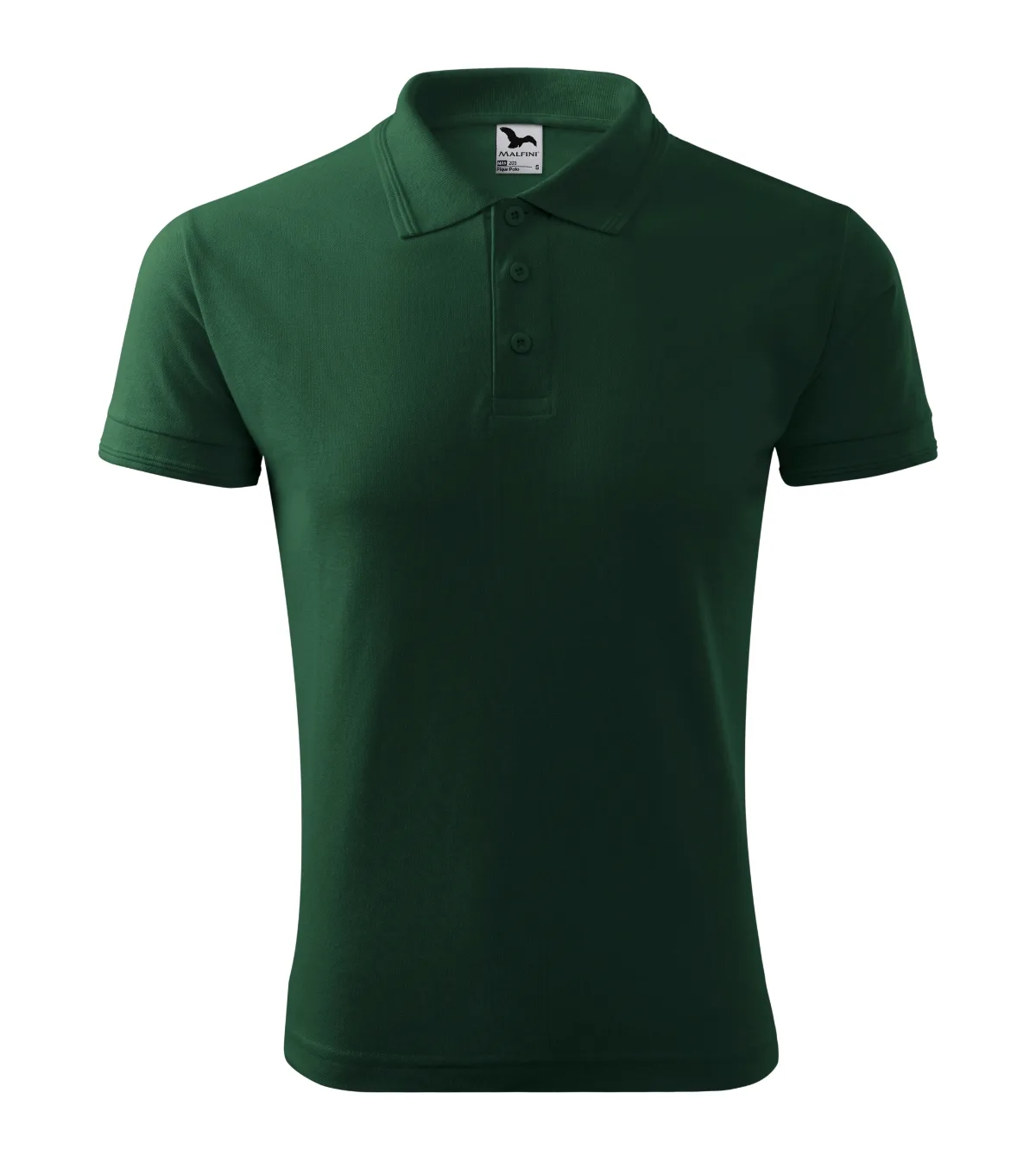 Polokošile MALFINI Pique Polo 203, pánská, dark green - Obrázek 2