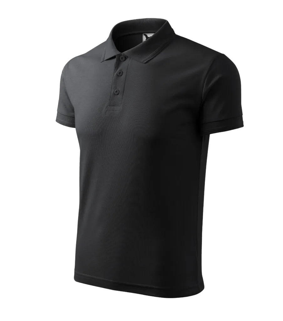 Polokošile MALFINI Pique Polo 203, pánská, ebony gray