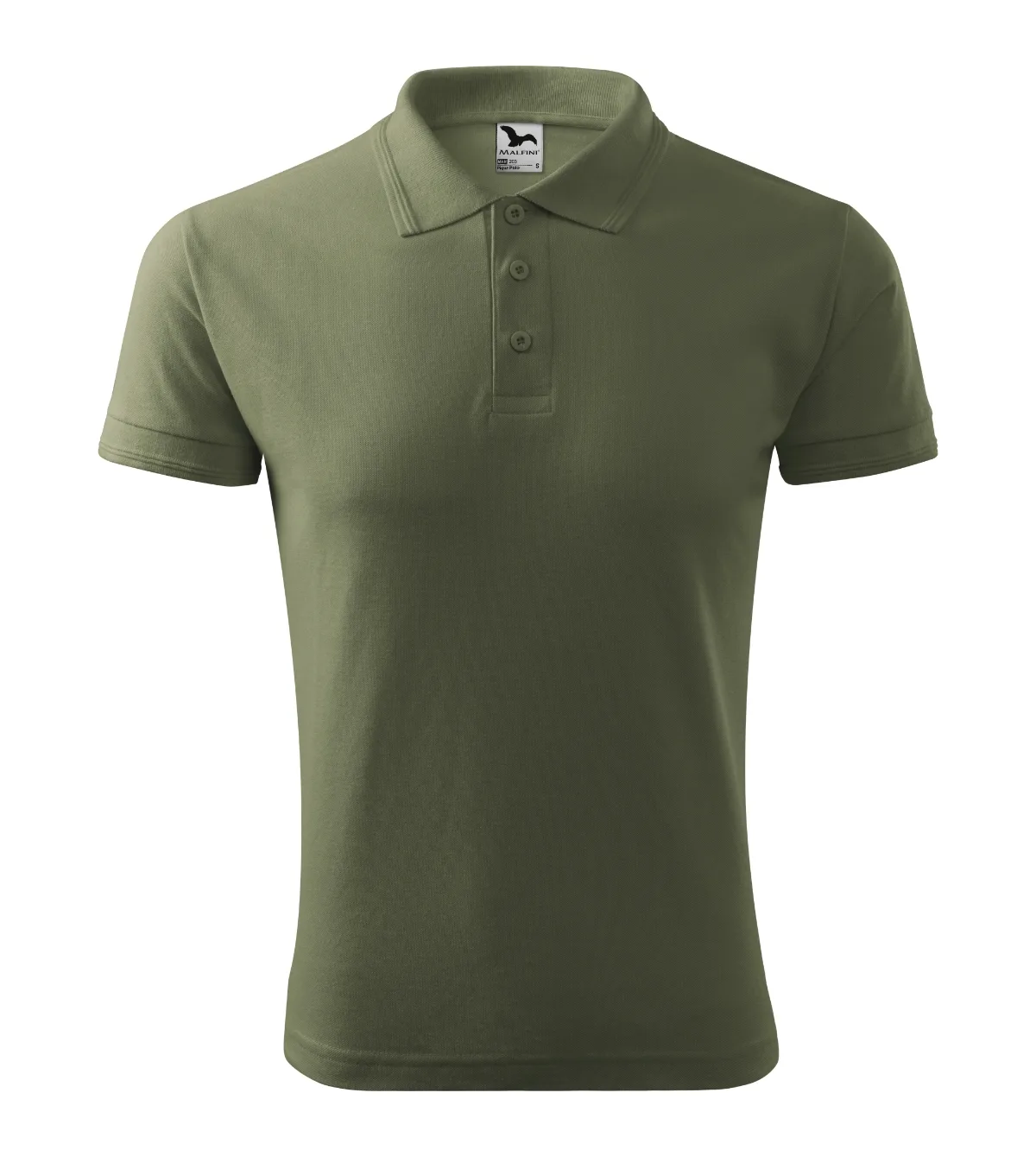 Polokošile MALFINI Pique Polo 203, pánská, khaki - Obrázek 2
