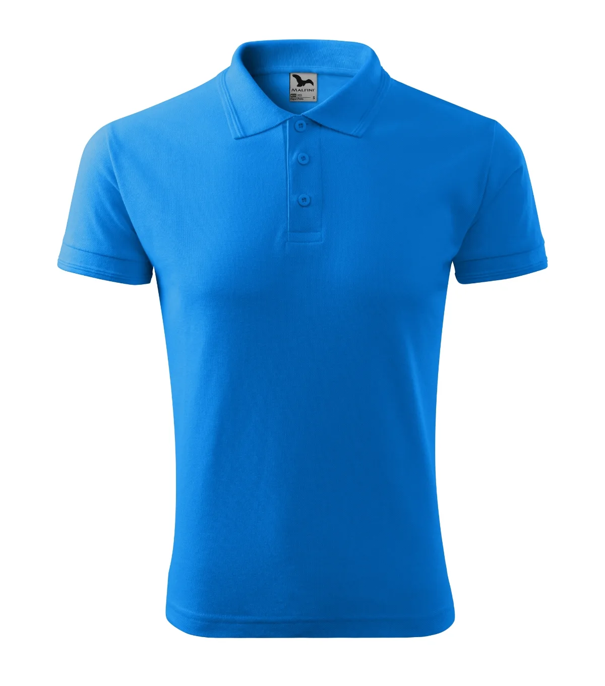 Polokošile MALFINI Pique Polo 203, pánská, snorkel blue - Obrázek 2