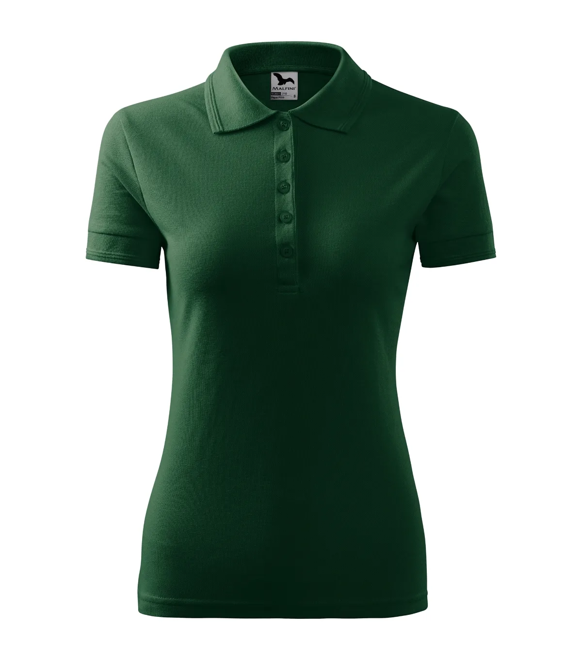 Polokošile MALFINI Pique Polo 210, dámská, dark green - Obrázek 2