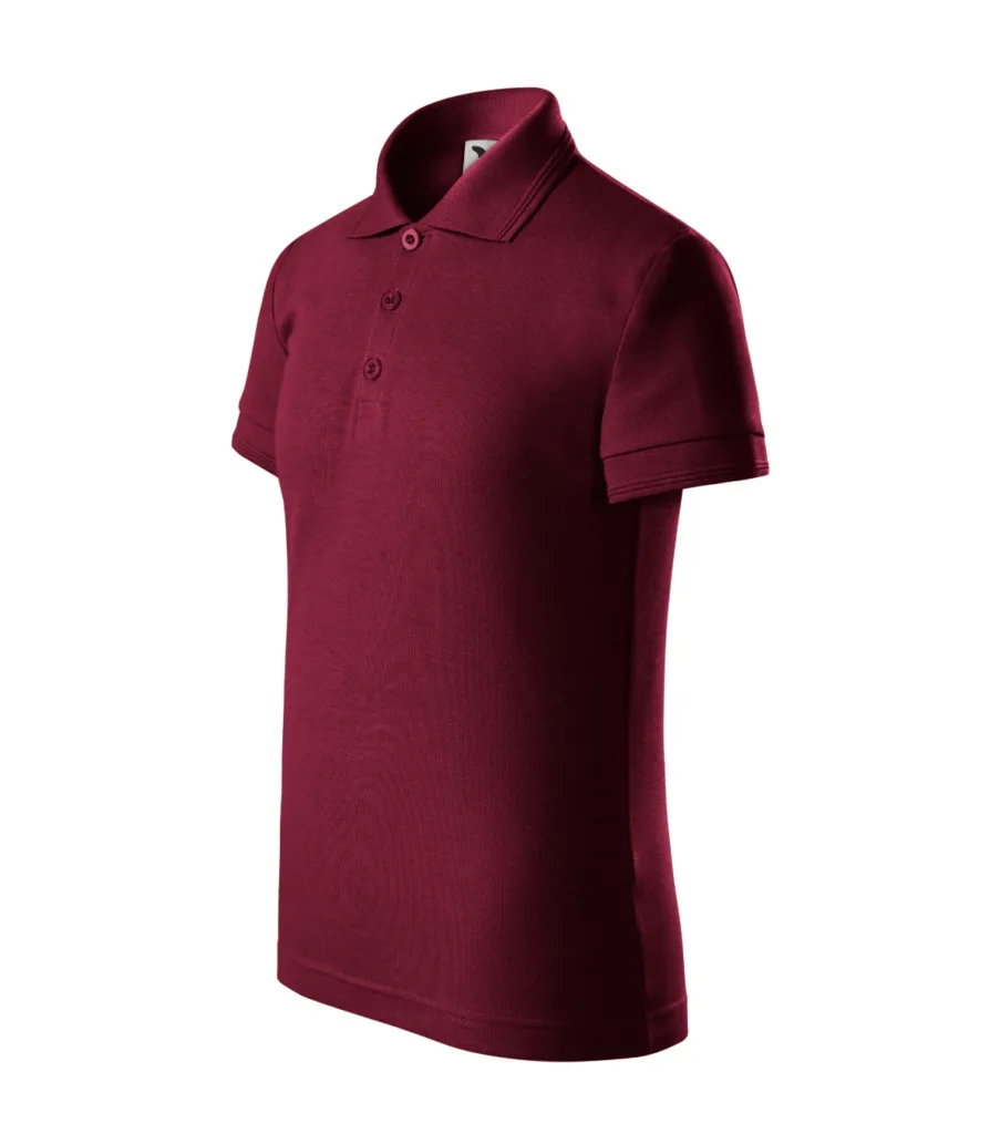 Polokošile MALFINI Pique Polo 222, dětská, garnet
