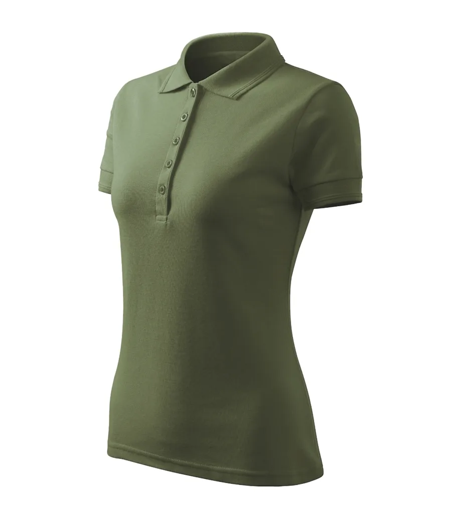 Polokošile MALFINI Pique Polo Free F10, dámská, khaki