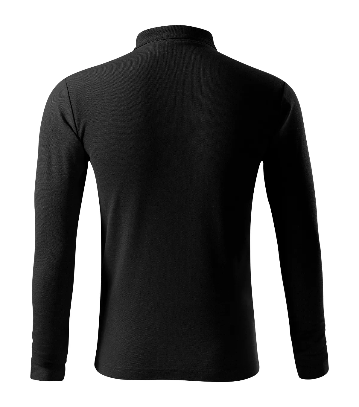 Polokošile MALFINI Pique Polo LS 221, pánská, černá - Obrázek 3
