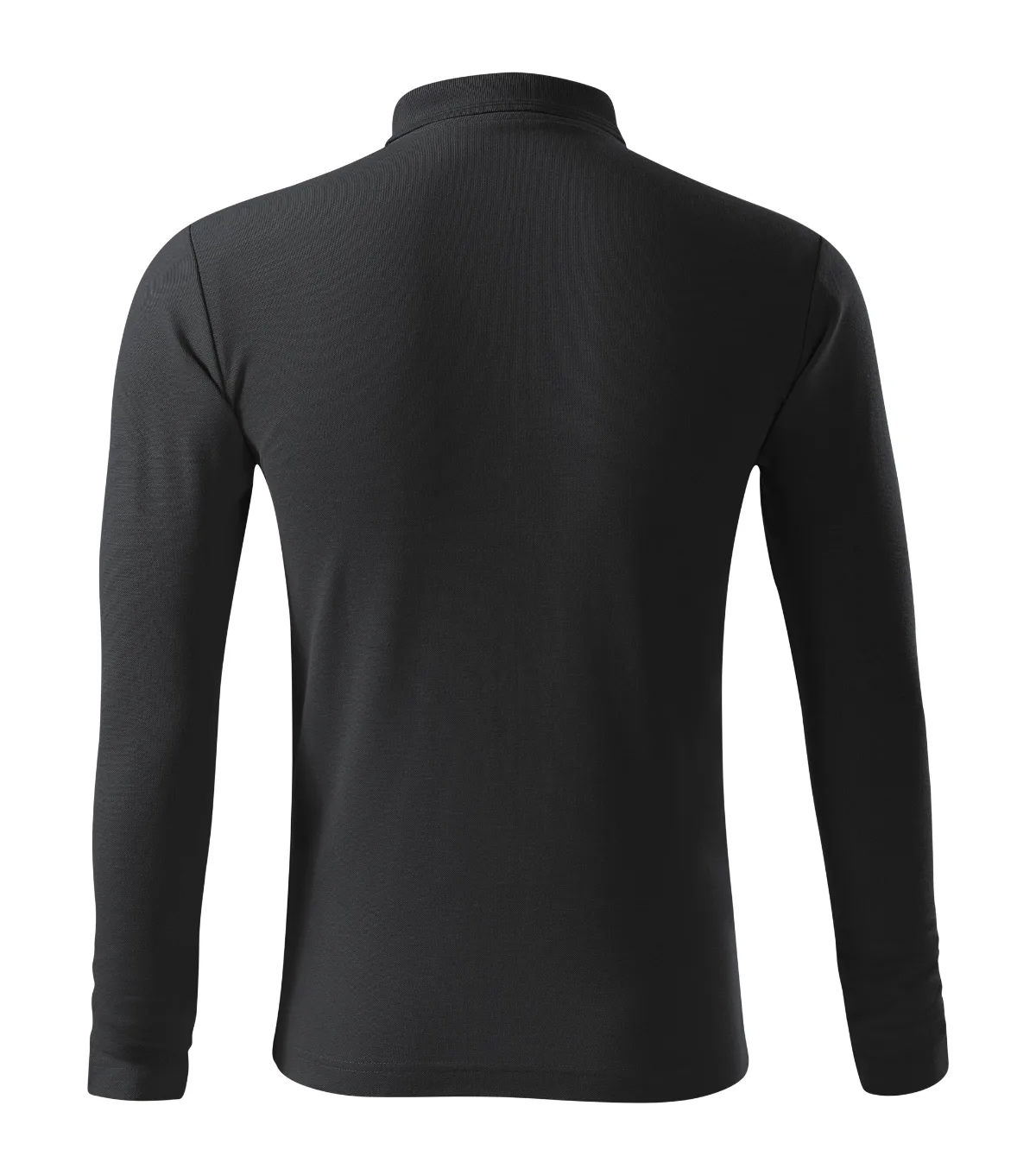 Polokošile MALFINI Pique Polo LS 221, pánská, ebony gray - Obrázek 3