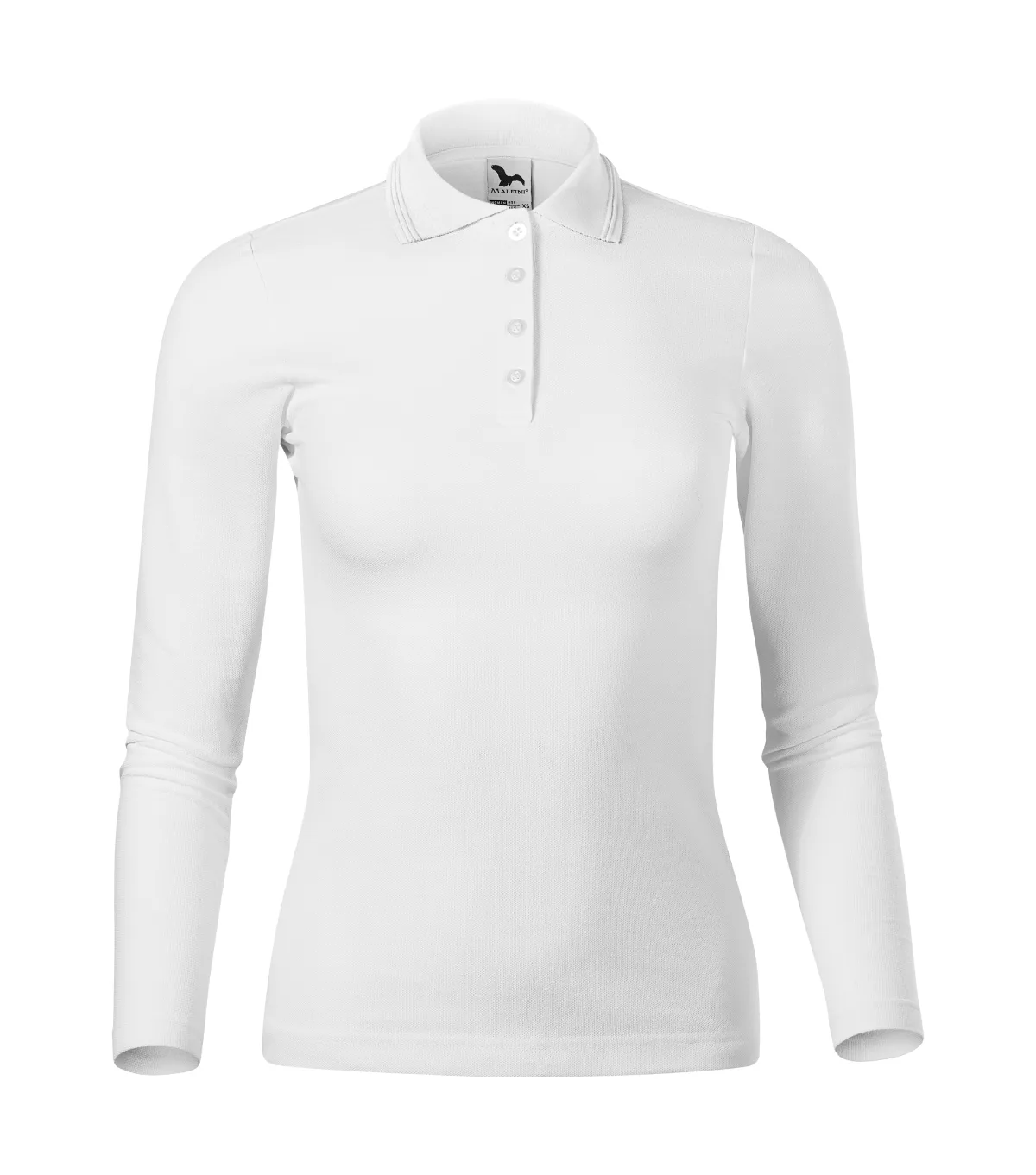 Polokošile MALFINI Pique Polo LS 231, dámská, bílá - Obrázek 2