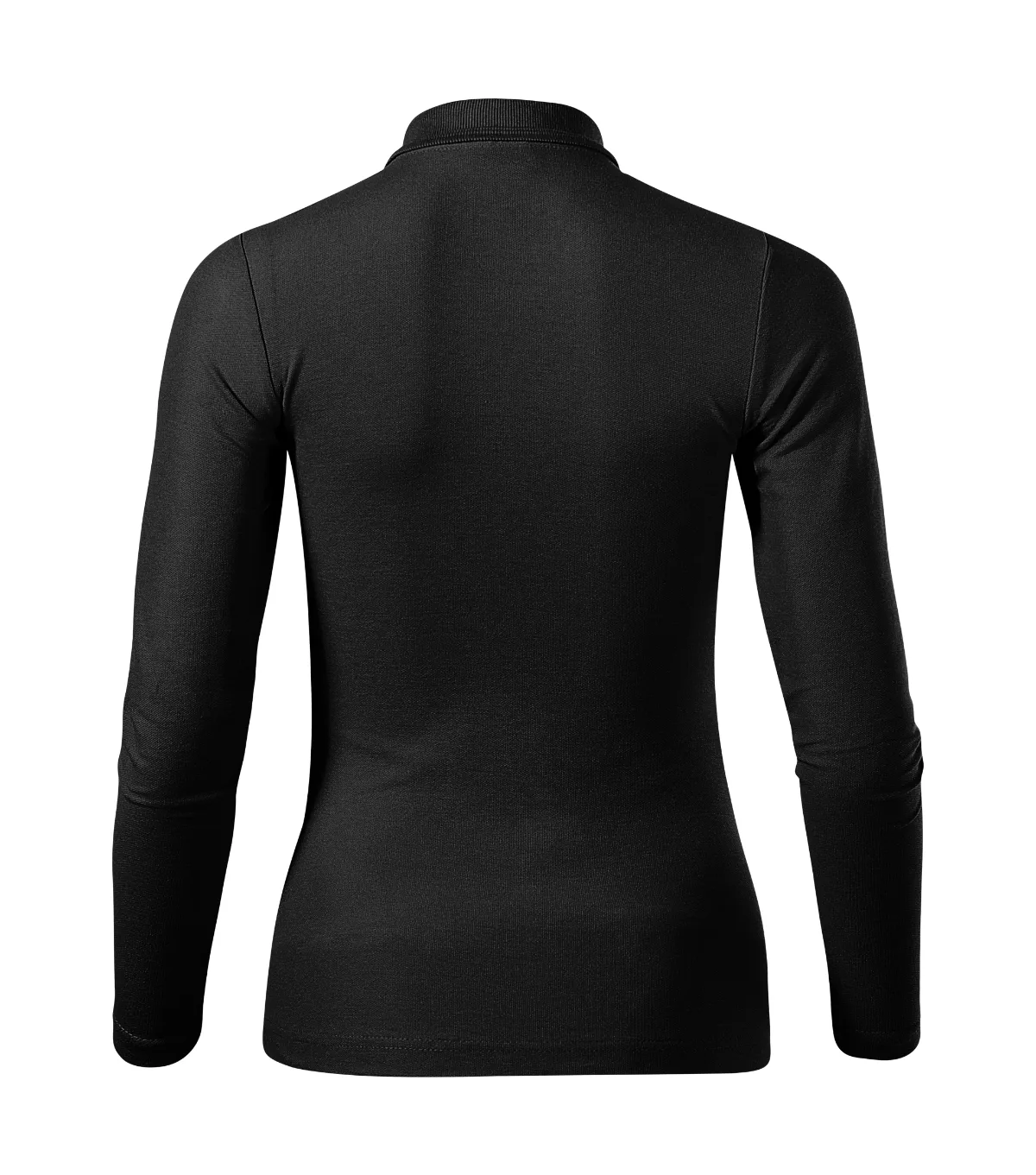 Polokošile MALFINI Pique Polo LS 231, dámská, černá - Obrázek 3