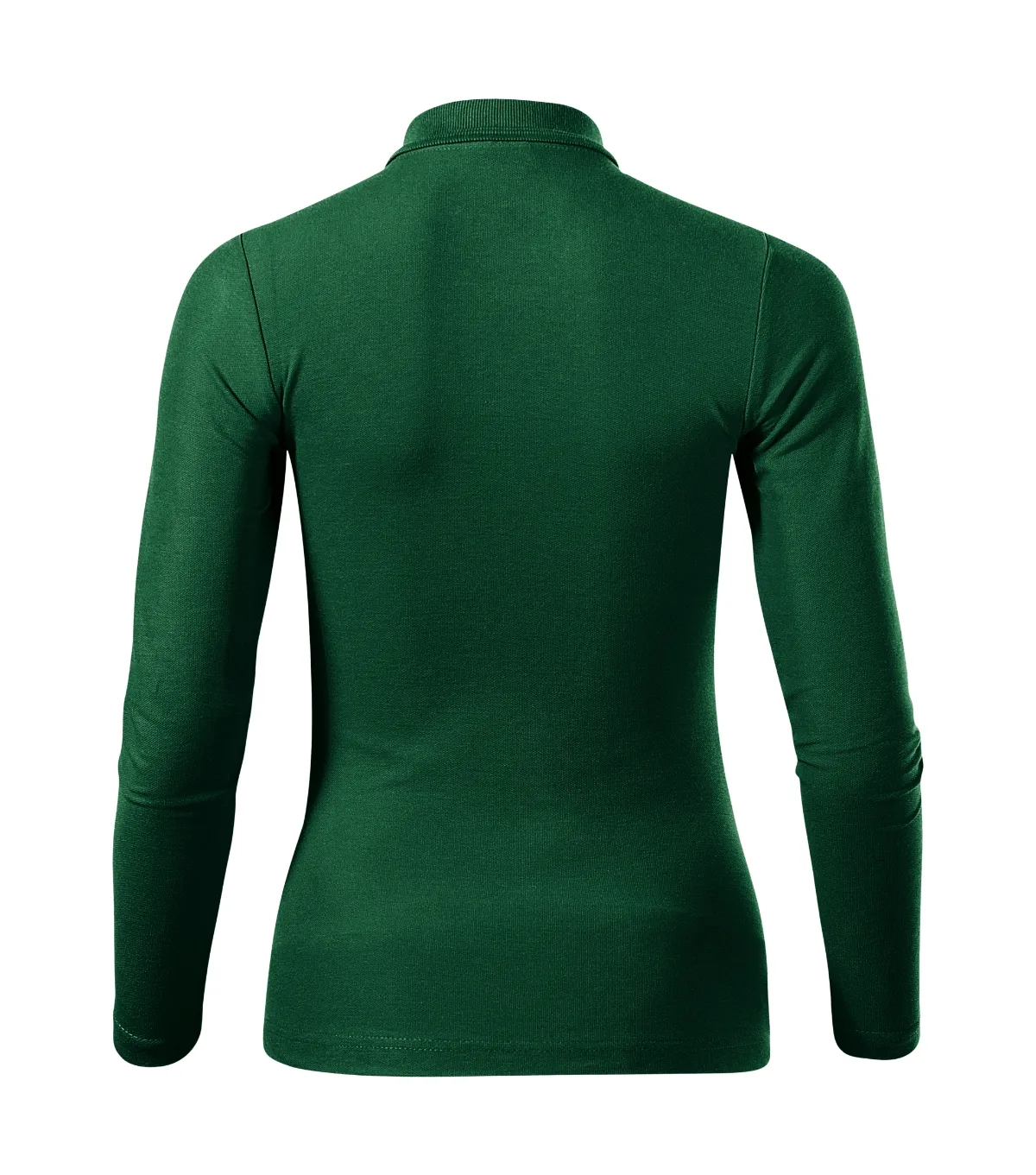 Polokošile MALFINI Pique Polo LS 231, dámská, dark green - Obrázek 3