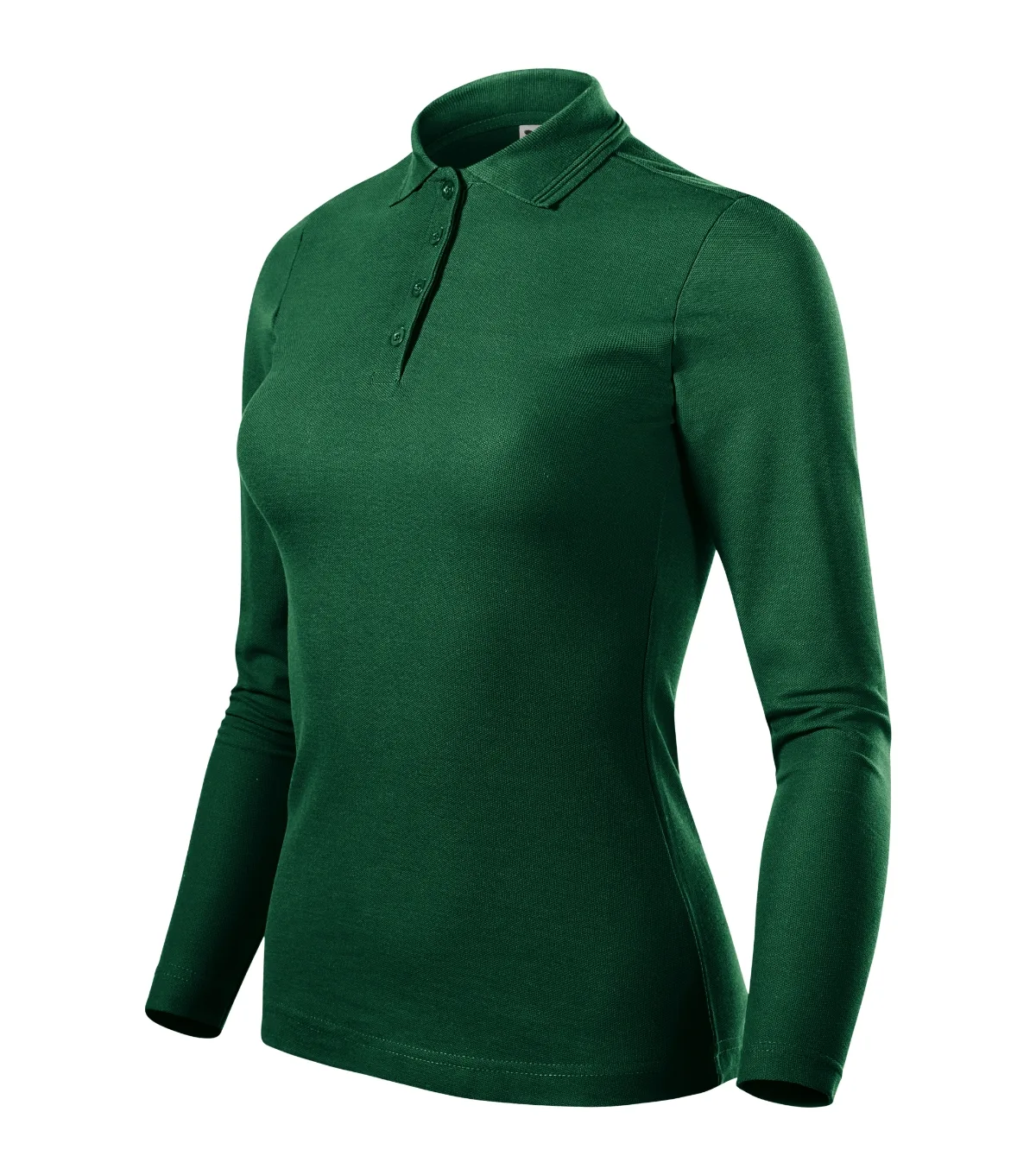 Polokošile MALFINI Pique Polo LS 231, dámská, dark green