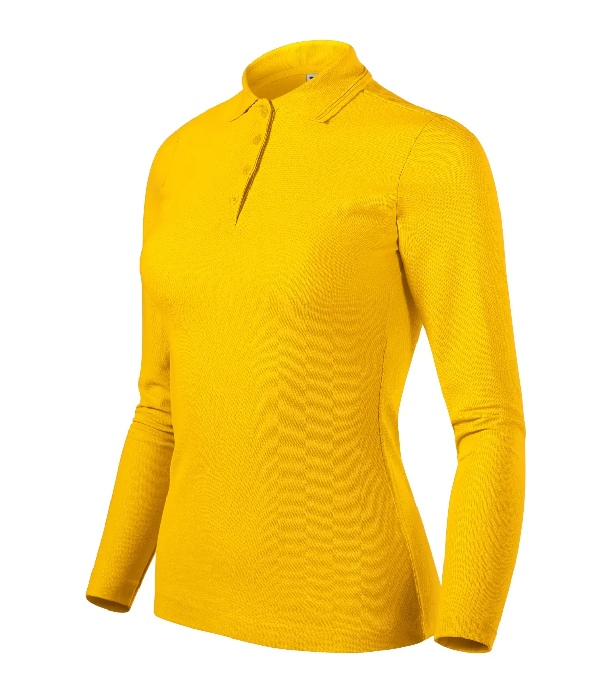Polokošile MALFINI Pique Polo LS 231, dámská, žlutá