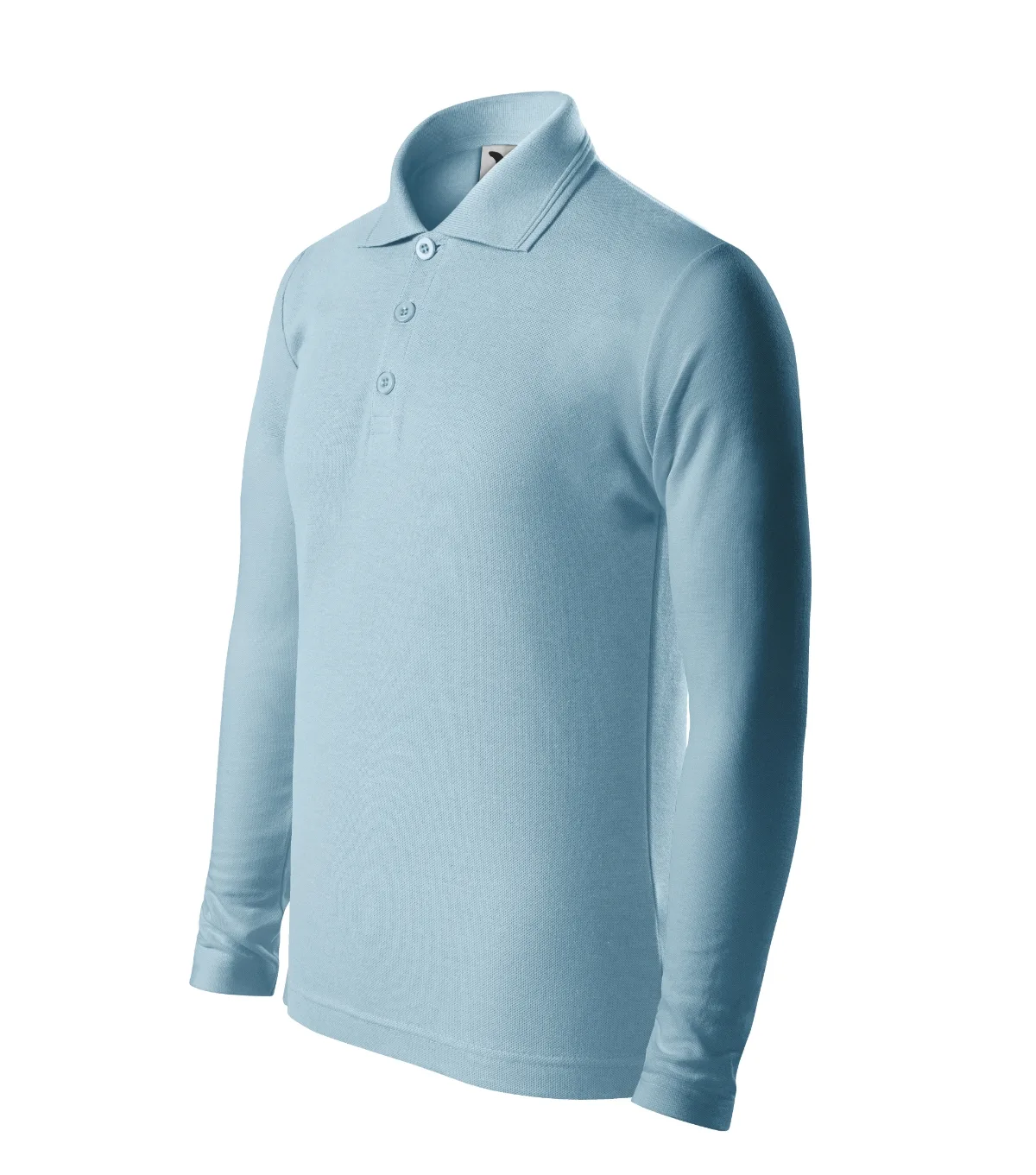 Polokošile MALFINI Pique Polo LS 241, dětská, nebesky modrá
