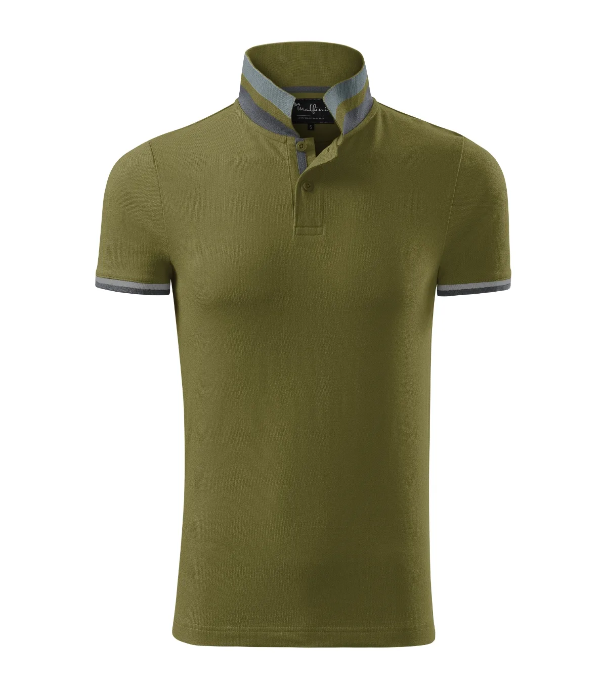Polokošile MALFINI Premium Collar Up 256, pánská, avocado green - Obrázek 2