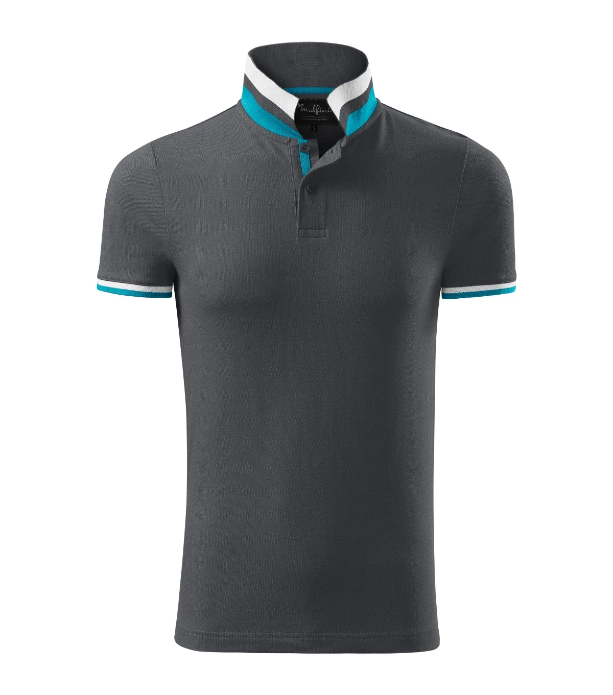 Polokošile MALFINI Premium Collar Up 256, pánská, light anthracite - Obrázek 2