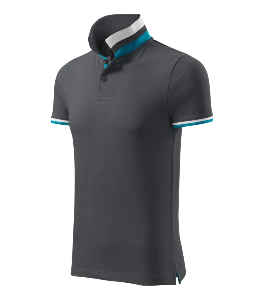 Polokošile MALFINI Premium Collar Up 256, pánská, light anthracite