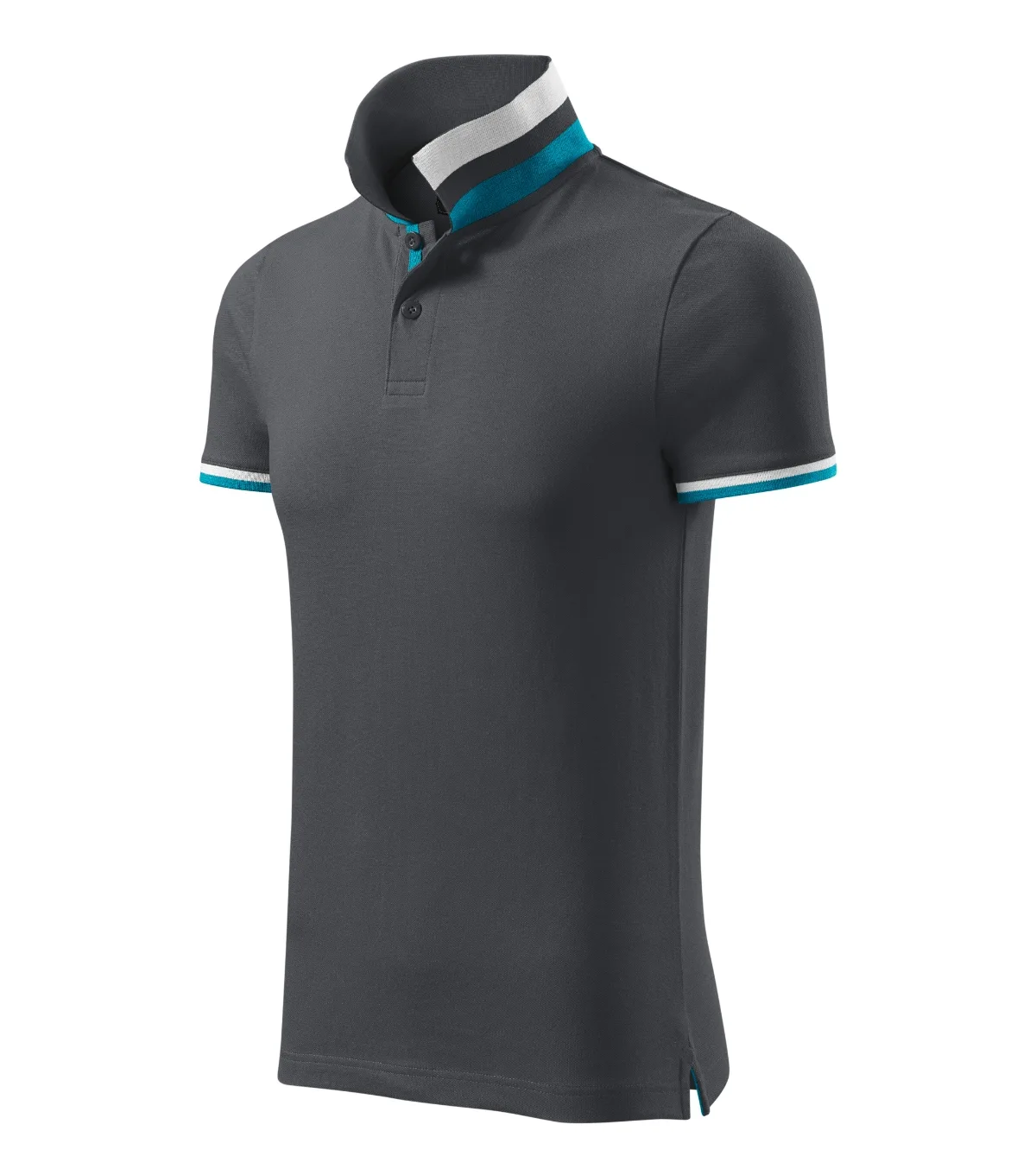 Polokošile MALFINI Premium Collar Up 256, pánská, light anthracite