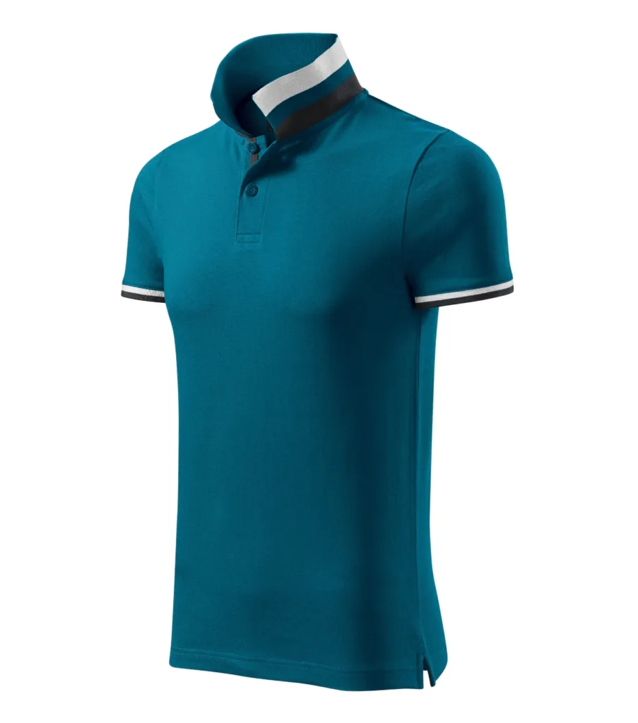 Polokošile MALFINI Premium Collar Up 256, pánská, petrolejová