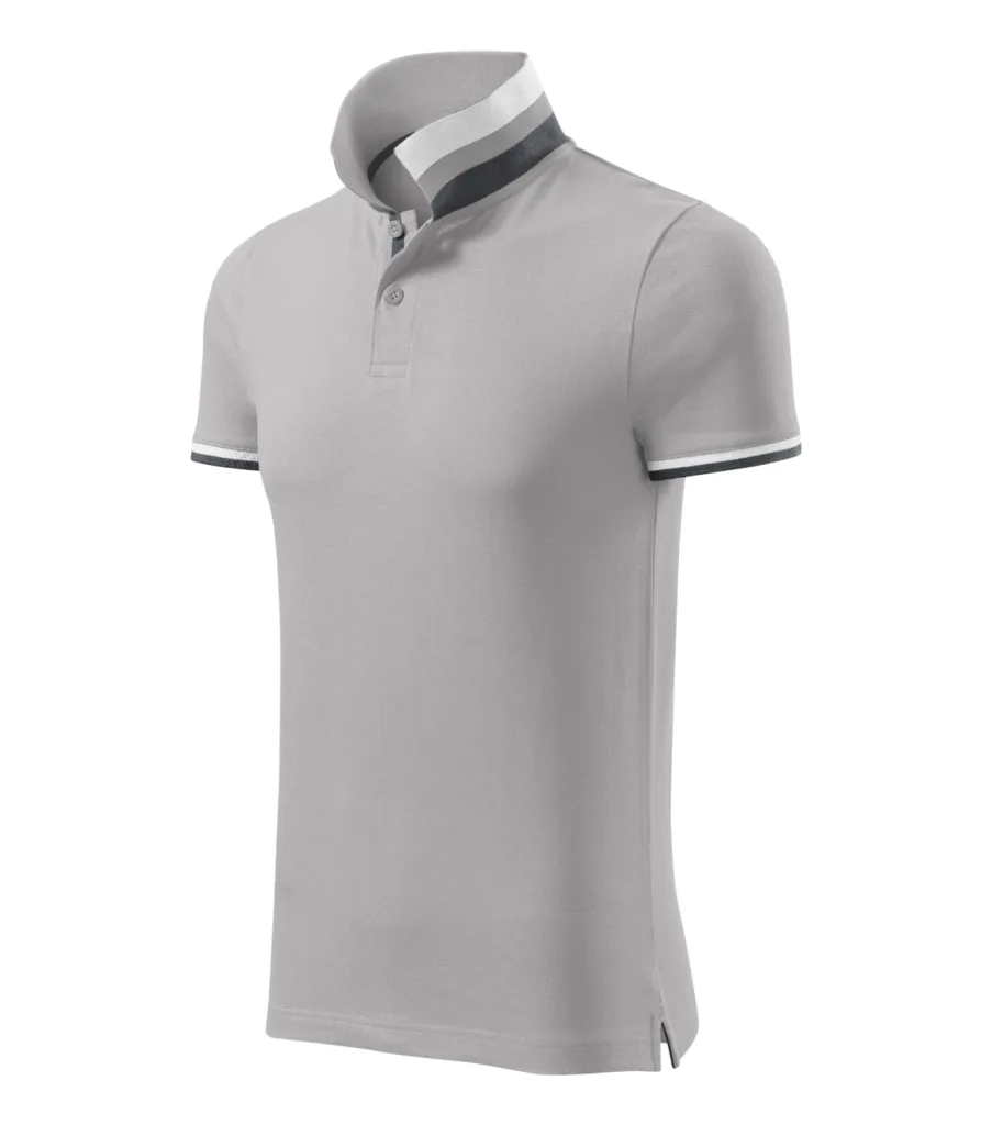 Polokošile MALFINI Premium Collar Up 256, pánská, silver gray