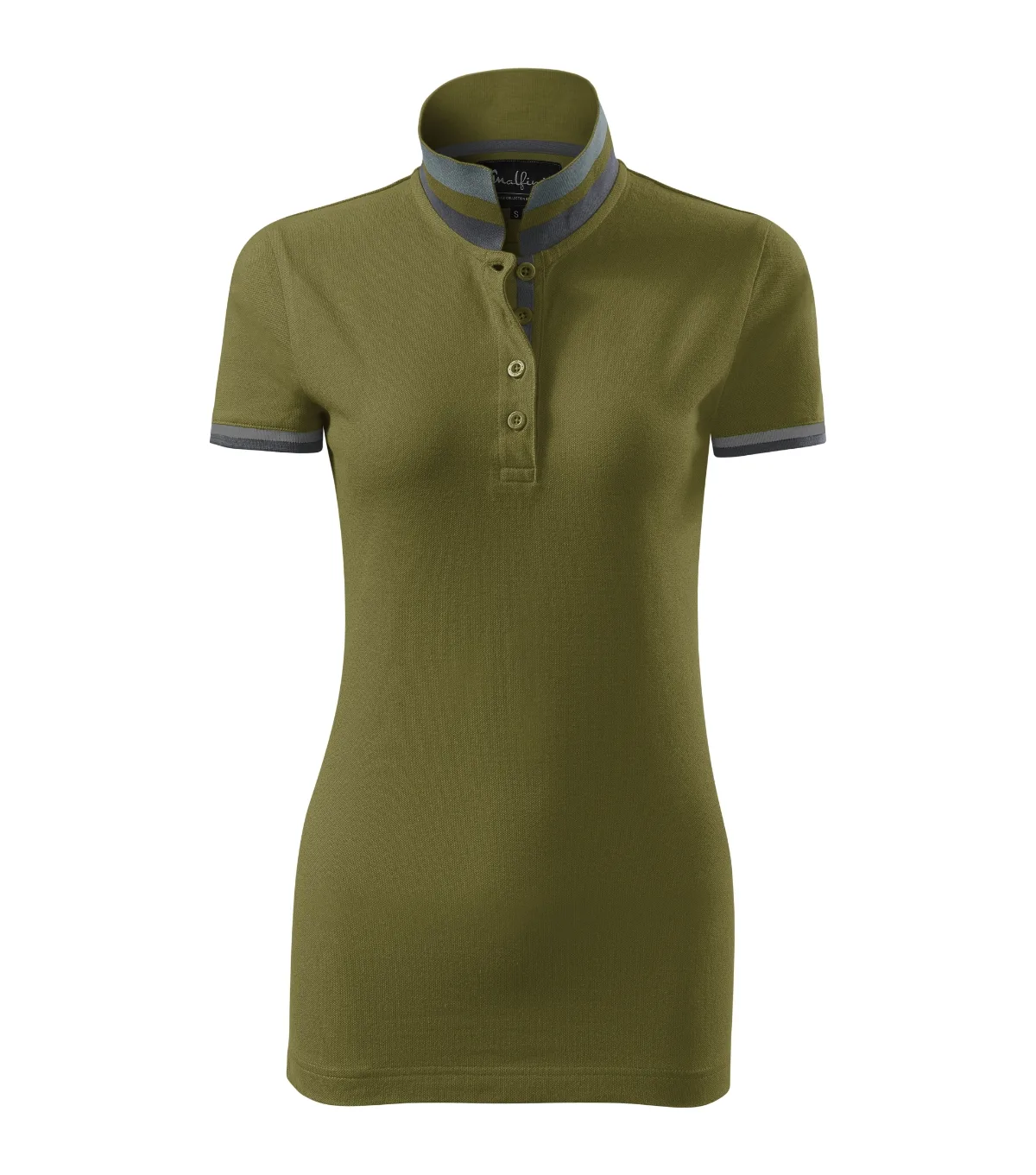 Polokošile MALFINI Premium Collar Up 257, dámská, avocado green - Obrázek 2